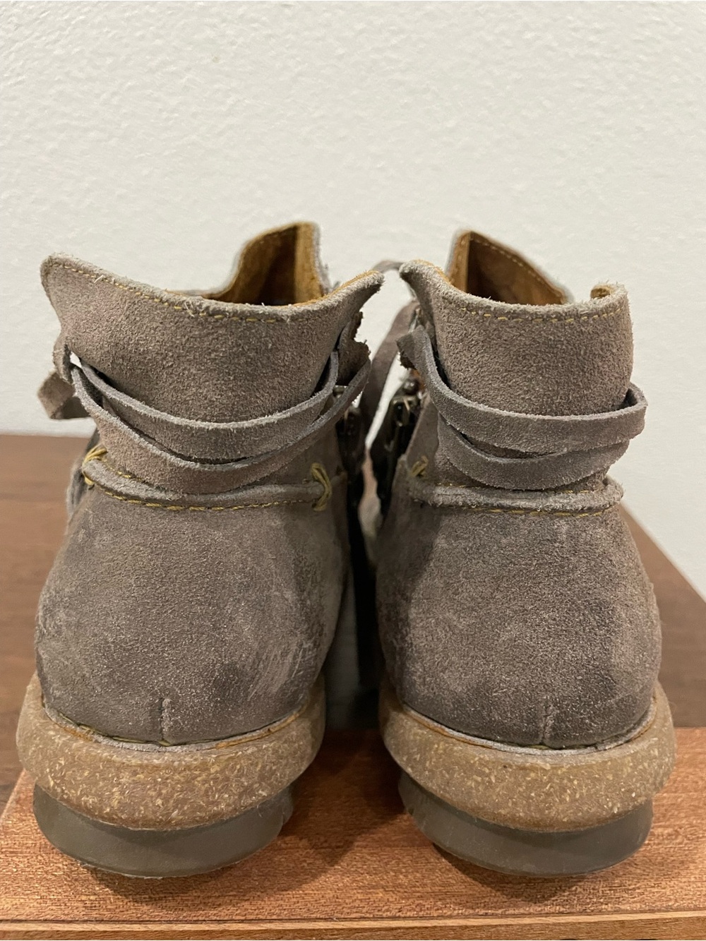 Women’s BORN Tarkiln Leather Ankle Boots Dark Grey Size 9 ⭐️ NEW w/o box - Picture 2 of 15
